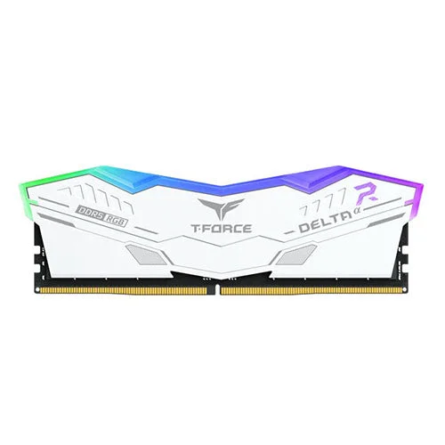 TeamGroup T-Force DeltaA RGB 16GB 1x16GB DDR5 6000MT/s CL38-38-38-78 1.25V Gaming Desktop Memory ( White FF8D516G6000HC38A01 / Black FF7D516G6000HC38A01 )