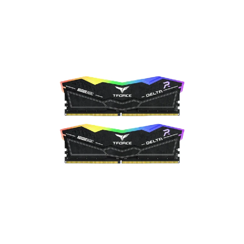 T-Force Delta RGB 16GB Black DDR5 6000MT/s Desktop Memory FF3D516G6000HC38ADC01