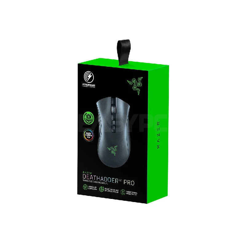 Razer DeathAdder V2 Pro Ergonomic wireless gaming mouse with best-in-class Ergonomics, 70 Million Clicks Switch, HyperSpeed Wireless Gaming Mouse RZ01-03350100-R3A11 1ION RARZ2193