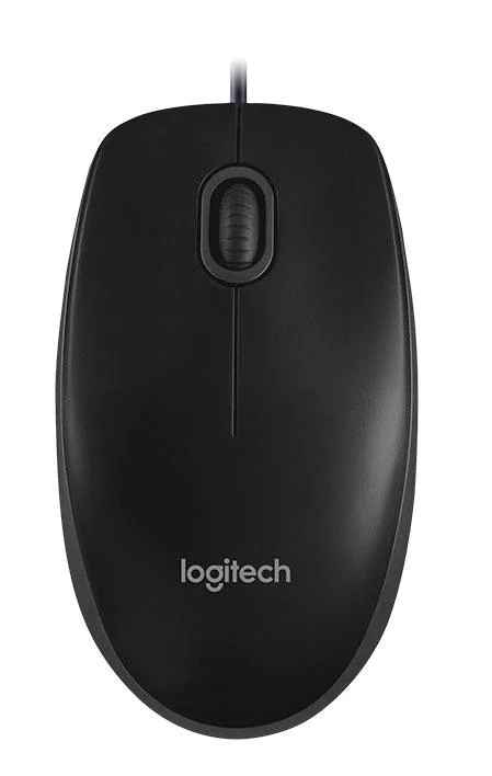 LOGITECH B110 Optical USB Mouse | USB Type-A | Black (910-001439)