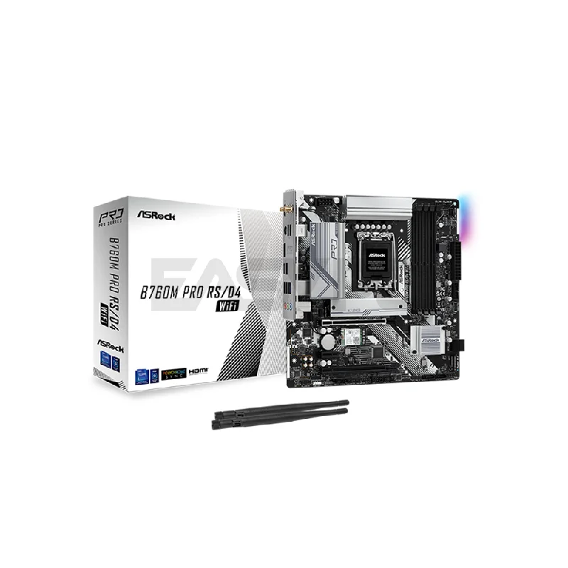 Asrock B760M Pro RS/D4 WiFi DDR4 Socket LGA 1700 Ddr4 Gaming Motherboard