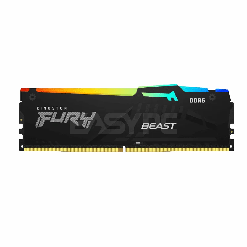 Kingston Fury Beast KF556C40BBK2-16 16GB (2x8GB) DDR5 5600MT/s CL40 Black XMP