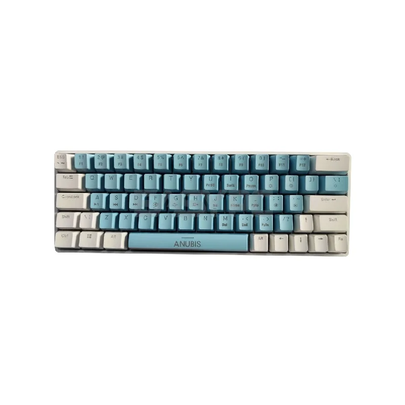 Anubis AG64 RGB Hotswappable Gaming Mechanical Keyboard Blue White