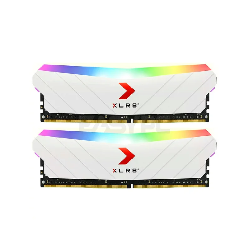 PNY XLR8 16gb 8x2 3200Mhz Ddr4 RGB Gaming Memory White