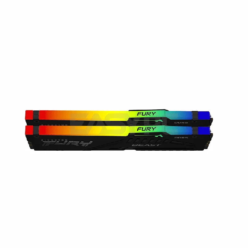 Kingston Fury Beast 32gb KF556C40BBAK2-32 2x16 5600MT/s Ddr5 CL40 Memory RGB Black Intel XMP