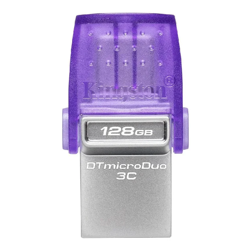 Kingston DataTraveler microDuo 3C 128GB OTG Type-C & USB 3.2 Flash Memory