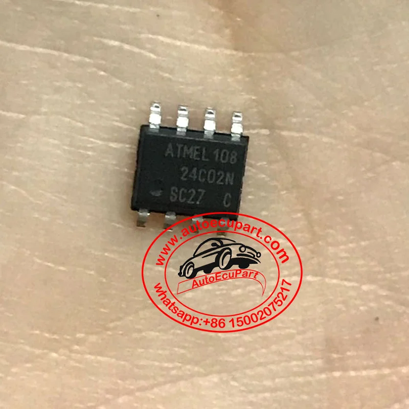 atmel at24c02n 24c02n su27 eeprom sop8 ic chip