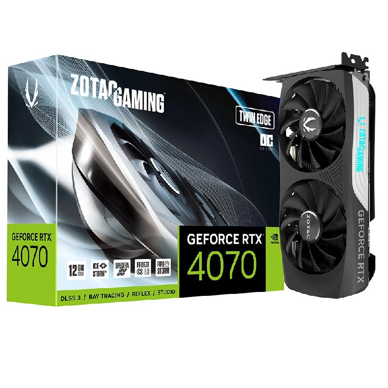 Zotac Gaming GeForce RTX 4070 Twin Edge OC 12GB GDDR6X Graphics Card