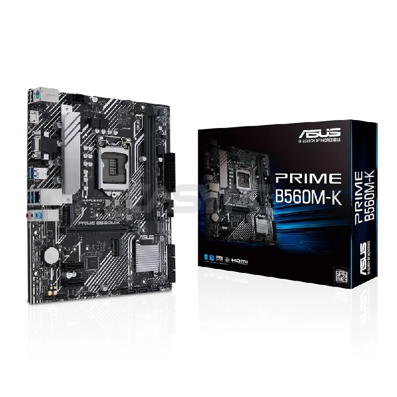 Asus Prime B560M-K Socket LGA 1200 Durable Compatible with 10th and 11th Gen Intel Ddr4 Motherboard