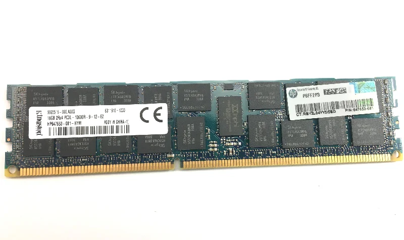 16GB DDR3 ECC Server Memory Registered