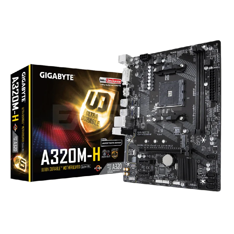 Gigabyte GA A320M-H Motherboard Am4 Ddr4