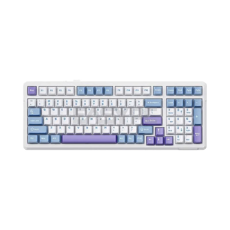 Aula F99 RGB Gaming Mechanical Hotswappable Keyboard Purple