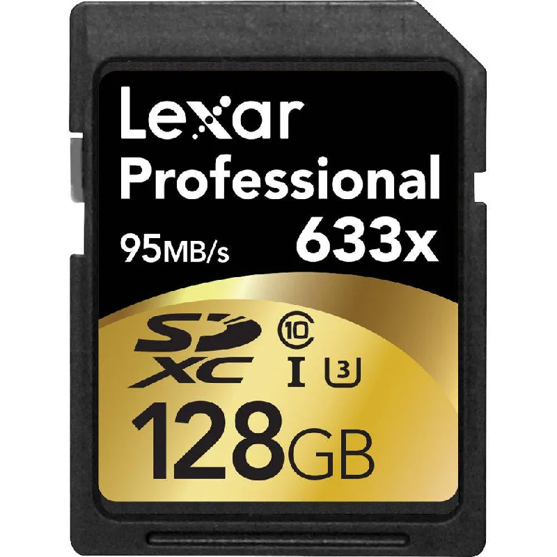 Lexar 128GB Professional UHS-I SDXC Memory Card (U3)