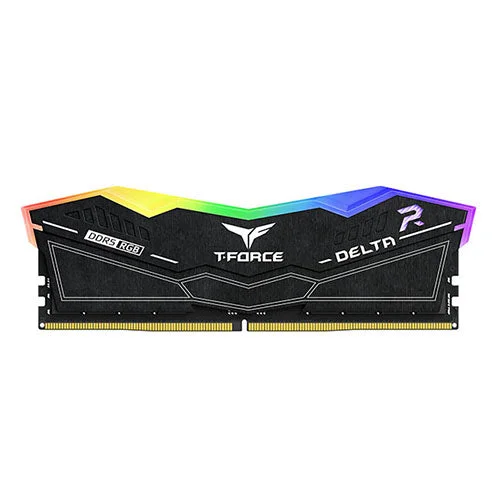 Teamgroup T-Force Delta RGB 16GB 1X16GB DDR5 6000MHz CL38-38-38-78 1.25V Gaming Desktop Memory ( Black FF3D516G6000HC38A01 / White FF4D516G6000HC38A01 )