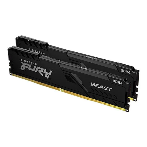 Kingston Fury Beast 16GB 2X8G DDR4 3600MHz CL17 KF436C17BBK2/16 Desktop Memory