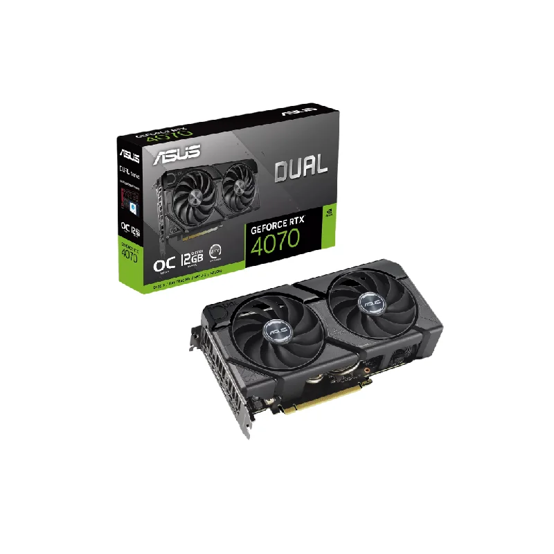 Asus Dual RTX 4070 EVO OC 12GB Graphics Card DUAL-RTX4070-O12G-EVO