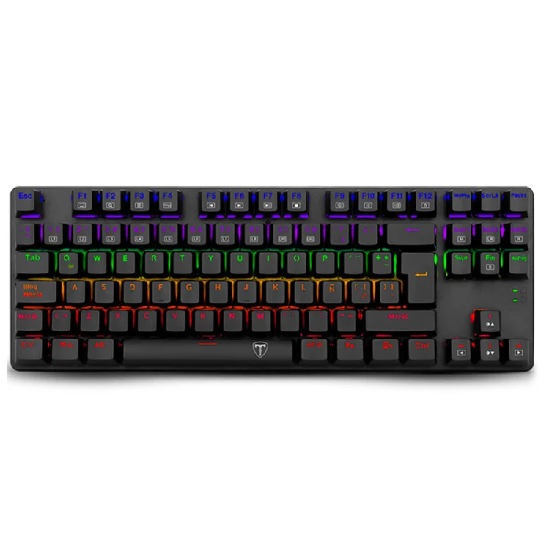 T-Dagger Bora T-TGK313-2 Red Switch Wired Rainbow Gaming Keyboard English & Arabic