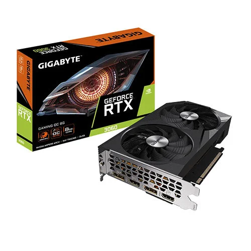 Gigabyte RTX 3060 Gaming OC 8GB GV-N3060GAMING-OC-8GD 2.0 Graphics Card