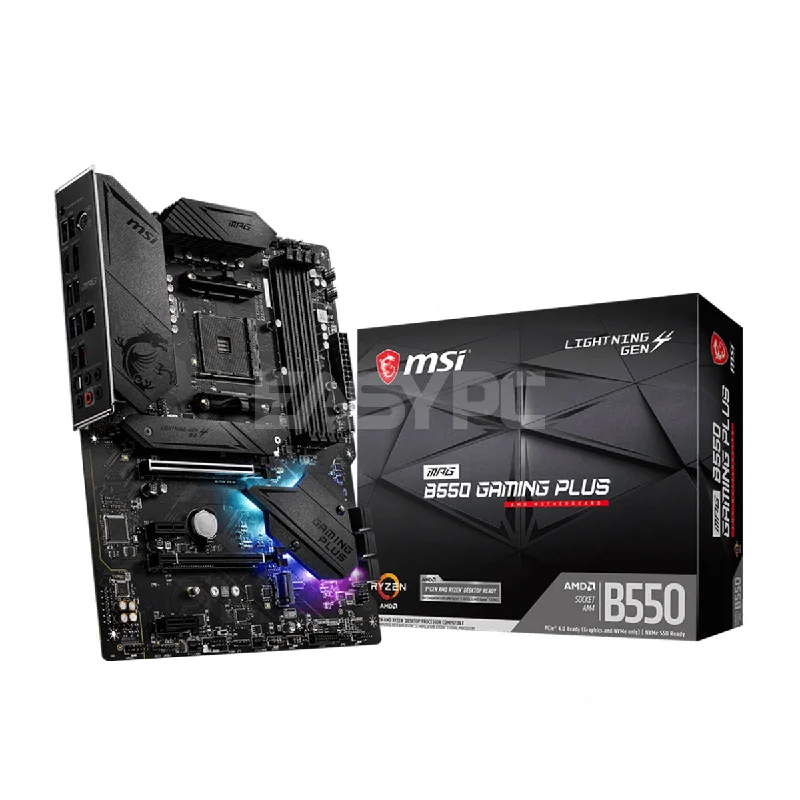 MSI MPG B550 Gaming Plus Socket Am4 Ddr4 Motherboard