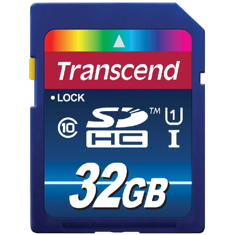 Transcend 32GB SDHC Memory Card Premium Class 10 UHS-I