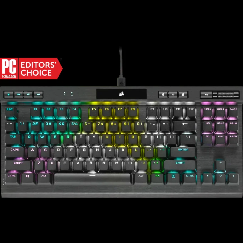 Corsair K70 RGB TKL Champion Mech MX RED Keyboard CH-9119010-NA