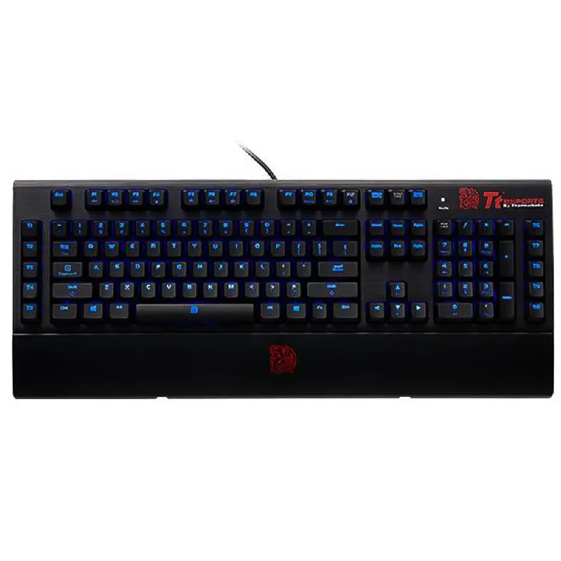 Tt eSPORTS Poseidon Z Forged Blue Backlit Blue Switch Wired Gaming Keyboard English