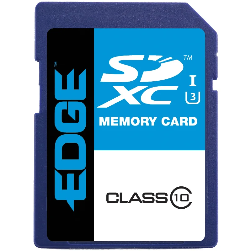 EDGE 128 GB Class 10/UHS-I (U3) SDXC - Lifetime Warranty (PE248338)