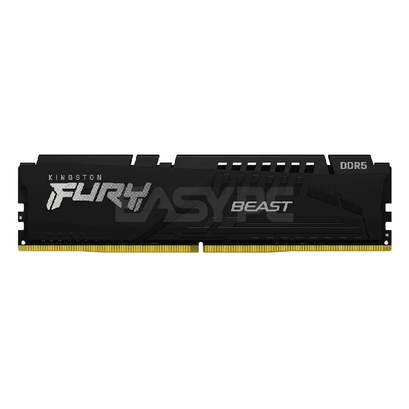 Kingston Fury Beast 64gb KF556C40BBK2-64 2x32 5600MT/s Ddr5 CL40 Memory Black Intel XMP