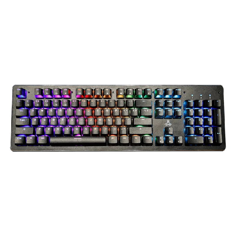 Rakk Kimat XT.LE RGB Mechanical Gaming Keyboard, Outemu Blue Switches for Clicky Sound while typing, 14 Lighting Modes, 104 Keys Gaming Keyboard