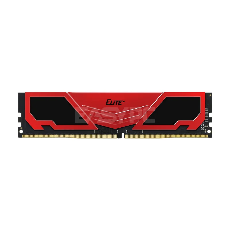 Team Elite Plus 8gb 1x8 Memory 2400mhz Ddr4 Black Red