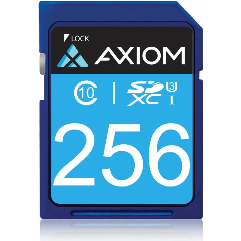 Axiom 256GB SDXC Class 10 (UHS-I U3) Flash Card (SDXC10U3256-AX)