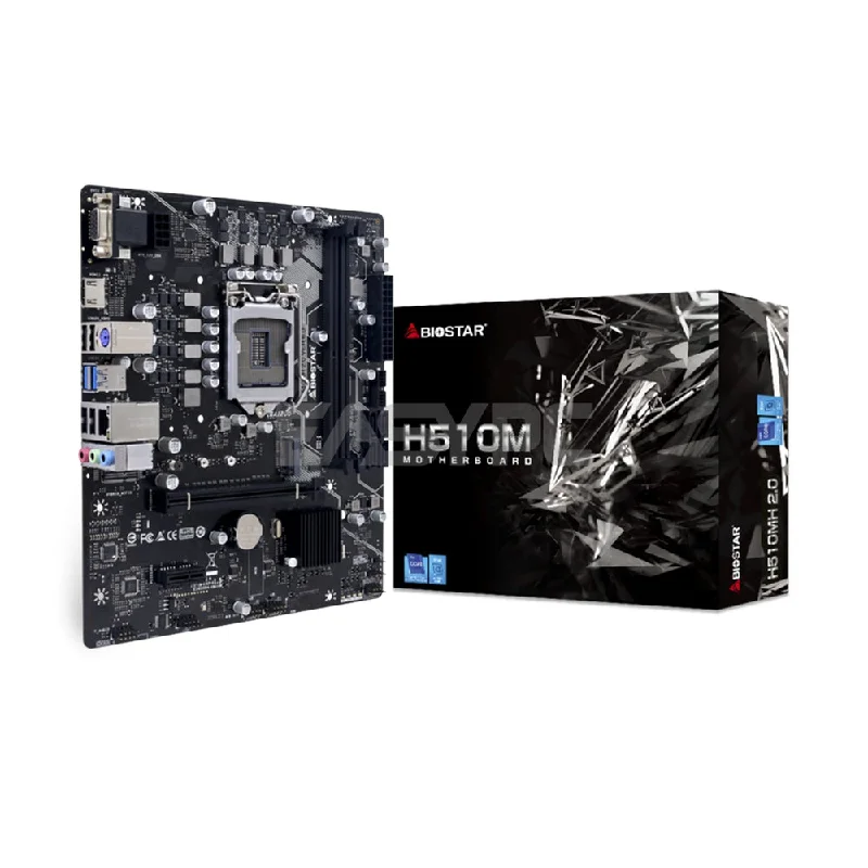 Biostar H510MH 2.0 1200 Ddr4 Super Hyper PWM PCIe 4.0 Debug LED  Gaming Motherboard