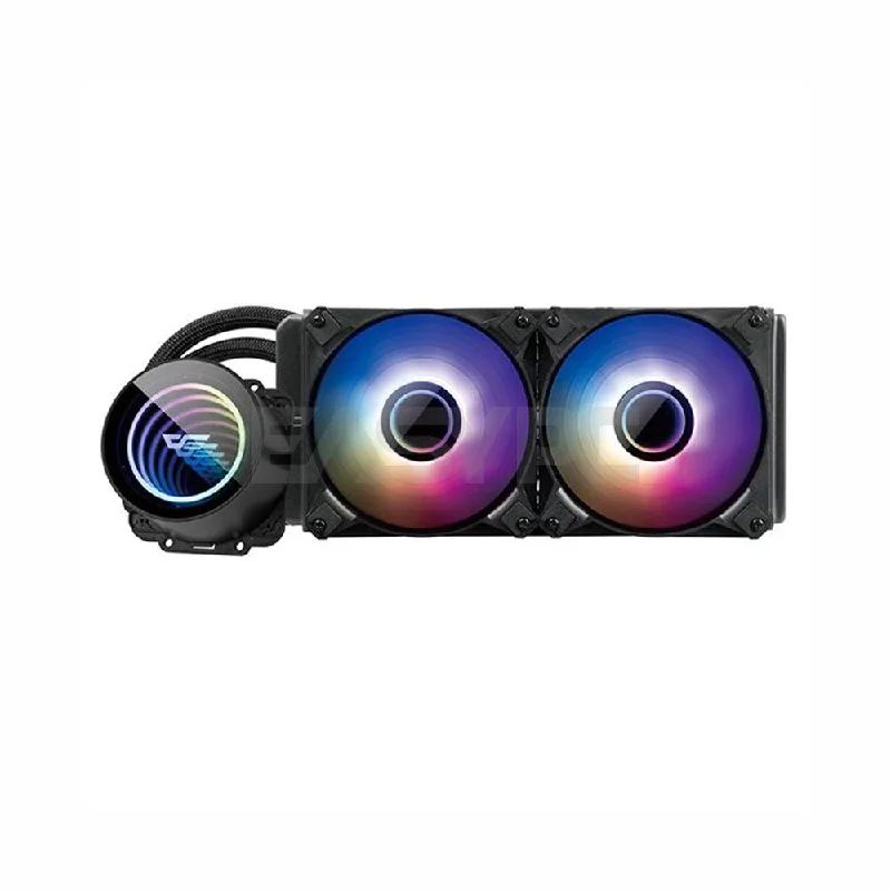 DarkFlash Twister DX 240 V2 Black and White ARGB AIO CPU Liquid Cooler