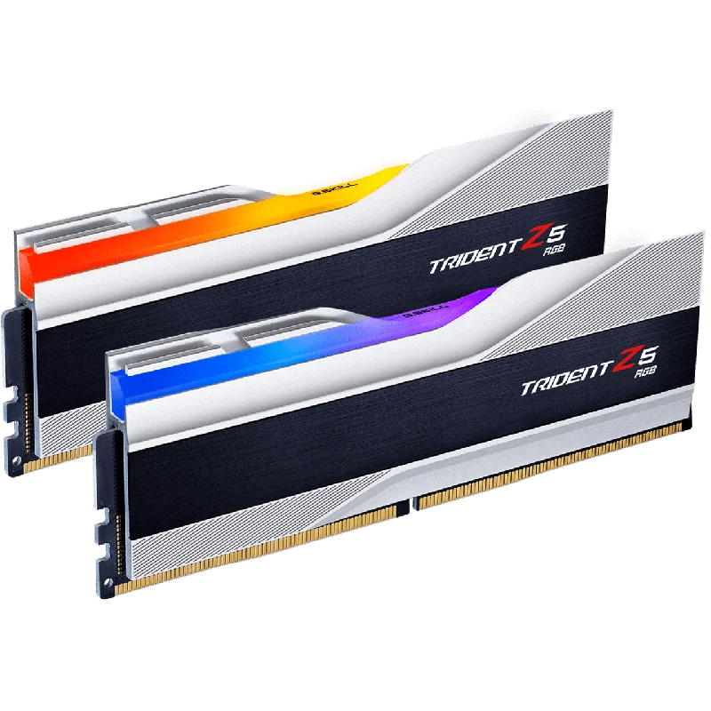 32GB (2x16GB) DDR5 7800MHZ CL36 G.Skill Trident Z5 Silver RGB RAM