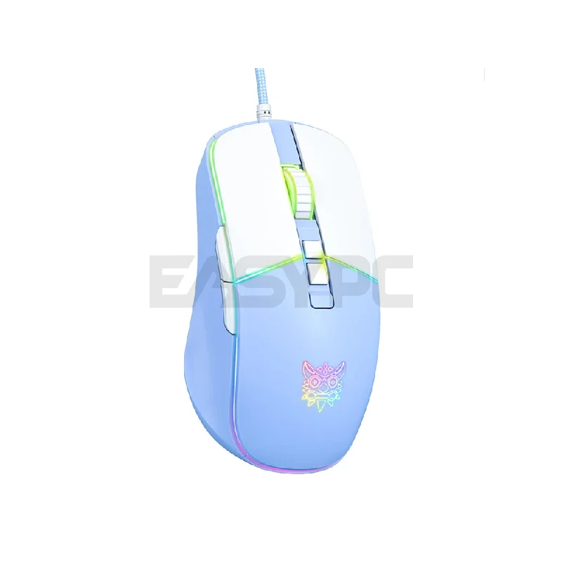 Onikuma CW916 Wired RGB Gaming Mouse Blue