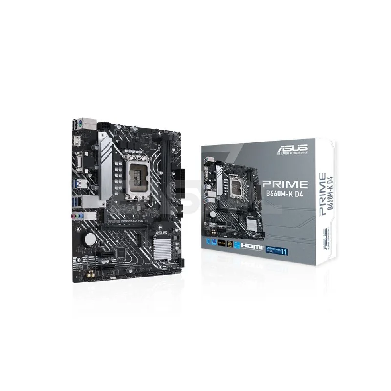 Asus Prime B660M-K D4 Socket LGA 1700 Ultrafast connectivity, Comprehensive cooling Ddr4 Motherboard