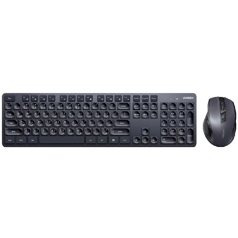 Ugreen MK006 Wireless Keyboard + Mouse Combo English & Arabic