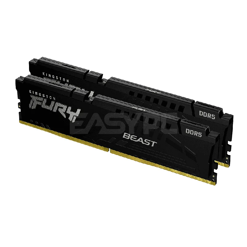 Kingston Fury Beast KF560C40BBK2-32 32GB 2x16 6000MT/s DDR5 Memory Black