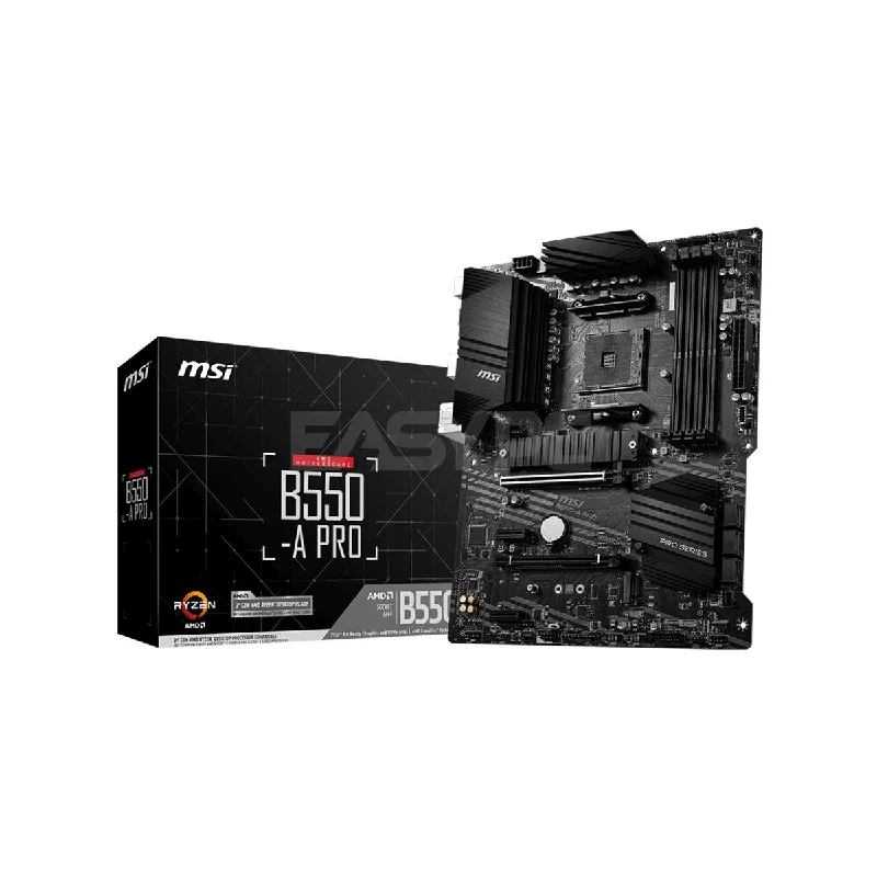 MSI B550-A Pro Socket AM4 Ddr4 Lightning Fast Experience Premium Thermal Solution Gaming Motherboard