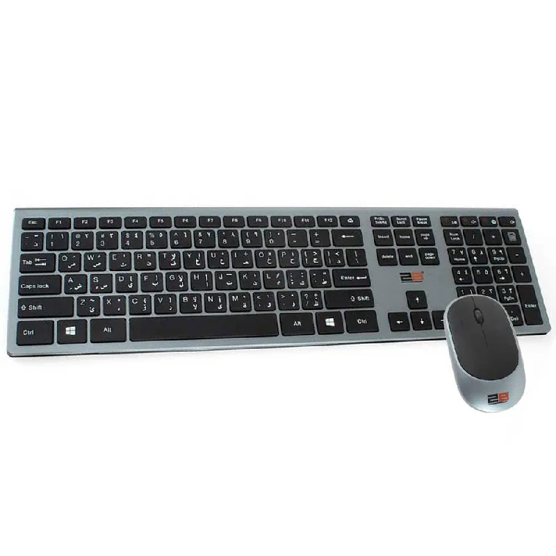 2B KB306 Wireless Keyboard + Mouse Combo English & Arabic