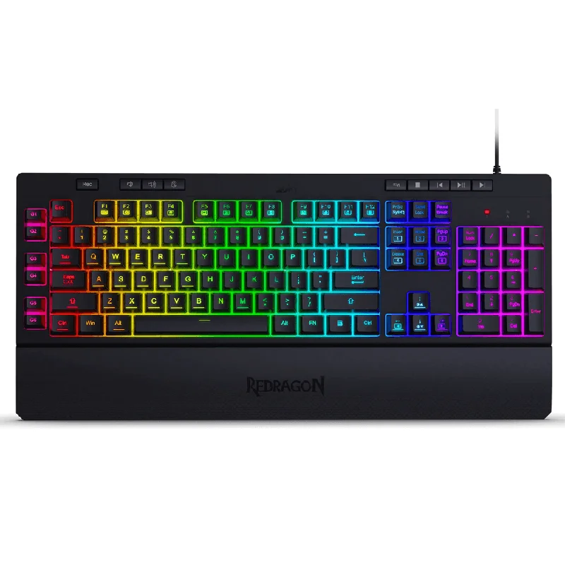 Redragon Shiva K512 Wired RGB Gaming Keyboard English & Arabic