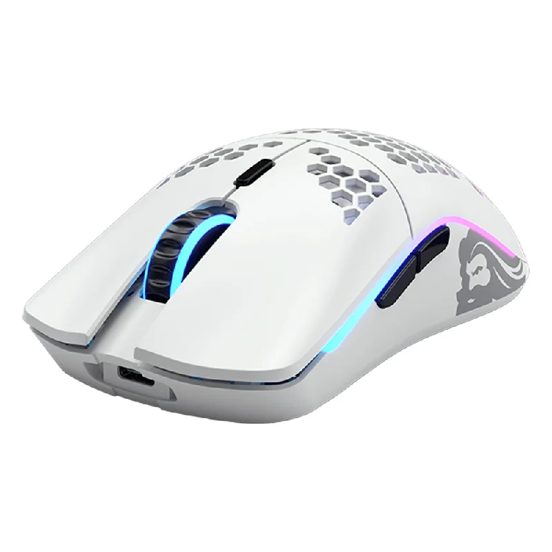 Glorious Gaming Mouse Model O Wireless - Matte White - GLO-MS-OW-MW