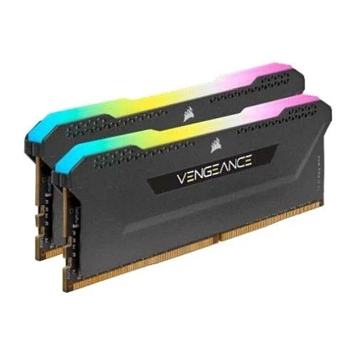 Corsair Vengeance RGB Pro SL 32GB Memory Kit (2 x 16GB), DDR4, 3600MHz (PC4-28800), CL18, XMP 2.0, Black, Ryzen Optimised