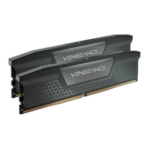 Corsair VENGEANCE DDR5 64GB (2x32GB) 5600MHz C40 Intel Optimised Desktop Memory (Onboard Voltage Regulation, Custom XMP 3.0 Profiles, Solid Aluminum Heatspreader) Black