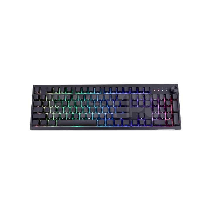 RAKK KIMAT XT3 Huano Yellow, Black Color Trimode Mechanical Keyboard